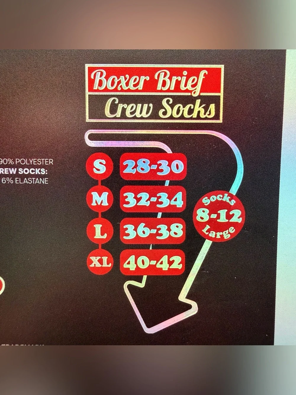 Tootsie Roll Boxer Briefs Socks Gift Set Mens Large Candy Gift